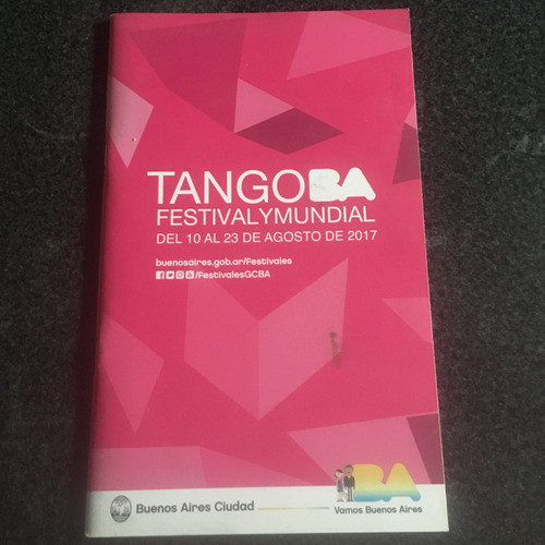 Programa Festival Y Mundial De Tango 2017 Argentina Exc Est 0