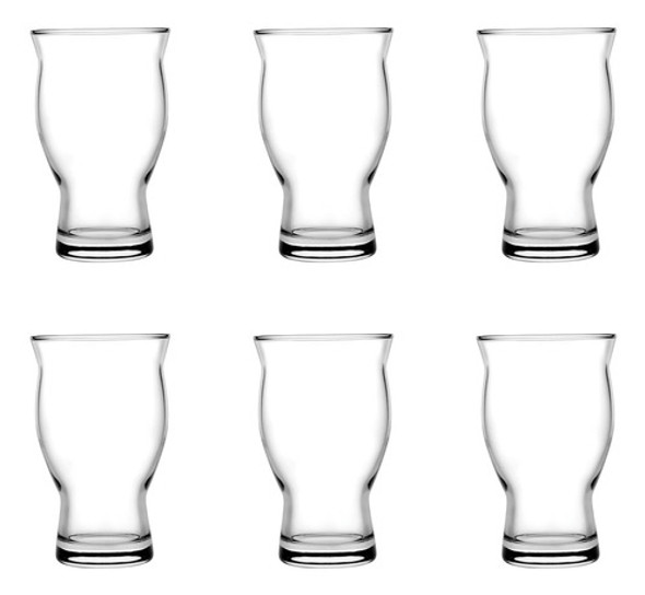Vaso De Cerveza 480 Ml Revival Pasabahce Kit X 6 0