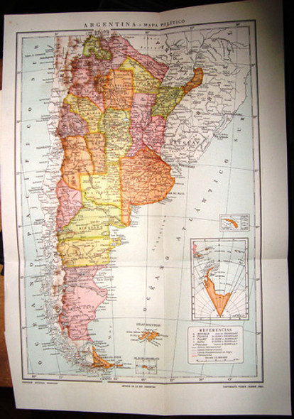 Peronismo Mapa Nueva Provincia Eva Peron La Pampa Completo 0