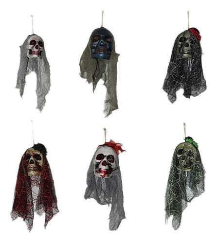 Decoración De Halloween Colgante Calavera Miedo Colgar Adorn 0