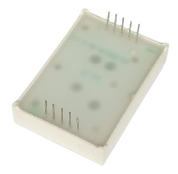 Display De Led 1,2 Polegadas 1 Dígito Vermelho Anodo 5 Peças 1