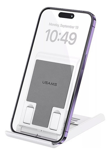 Soporte Para Celular O Tablet Usams Zj073 Blanco Nnet Nx 1