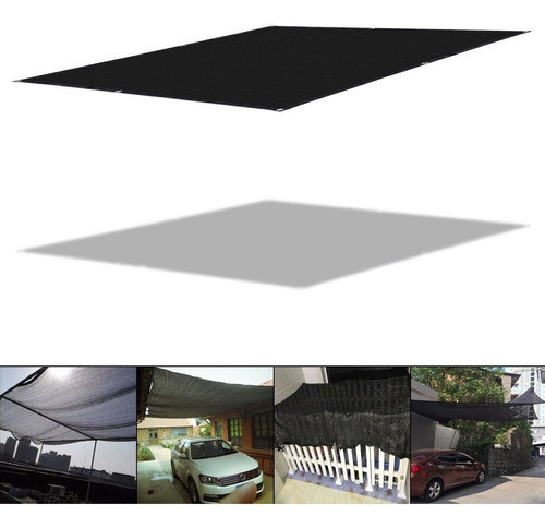 10' X 10' Uv Nominal Perro Perrera Sombra Cubierta W/ojales 0