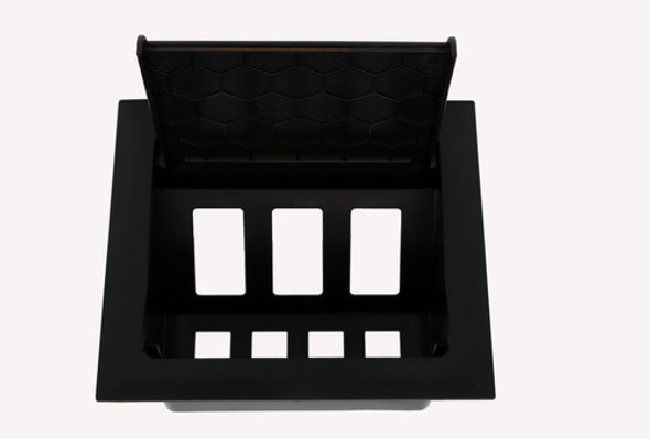 Caixa De Tomada Embutir  2 Tomadas + 1 Usb Charger - Preto 1