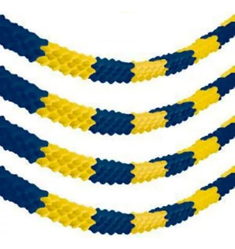 Guirnalda Panal Amarillo,azul 4u X2 M Largo 0