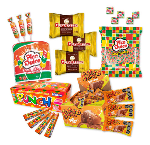 Combo Golosinas Cumpleaños 001 - 20 Chicos - Lollipop 0