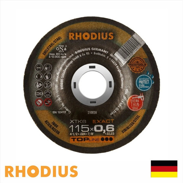 791005 Disco De Corte Metal/aluminio 115 Mm X 0,6 Mm Rhodius 0