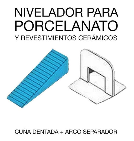 Nivelador Separador Ceramico 3300 Arcos + 300 Cuñas 1
