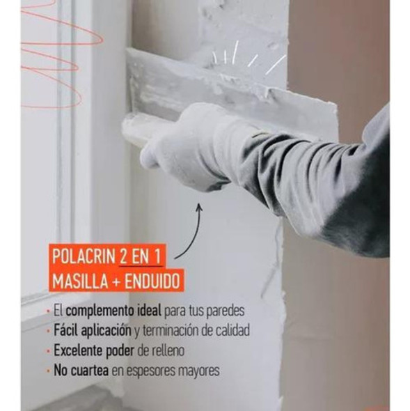Masilla Y Enduido Polacrin Duo 4kg 1