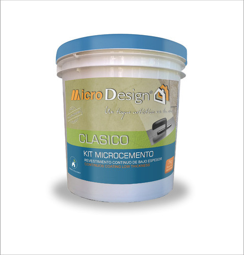 Microcemento Cemento Alisado Microdesign® 10m2 C/laca 0