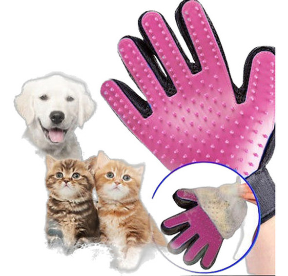 Removedor De Pelo De Las Mascotas Guante Peine Masaje Para G 0