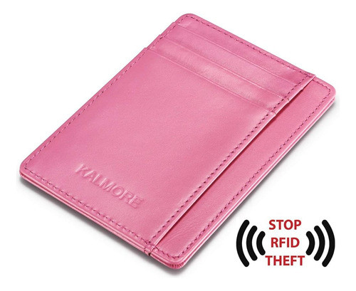 Bloqueo Rfid Tarjeta De Crédito Delgado Soporte Delgada Mini 1