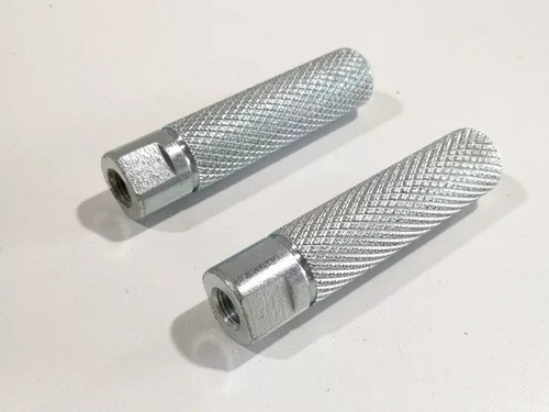 Pedalines Traseros Cromados 7cm 0