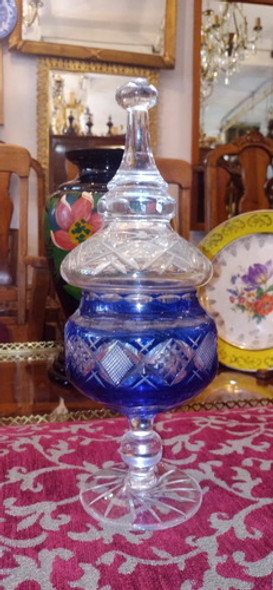 Antiguo Potich Cristal Tallado 30cm Chip Imperceptible N20 0 Antiguo Potich Cristal Tallado 30cm Chip Imperceptible N20 0