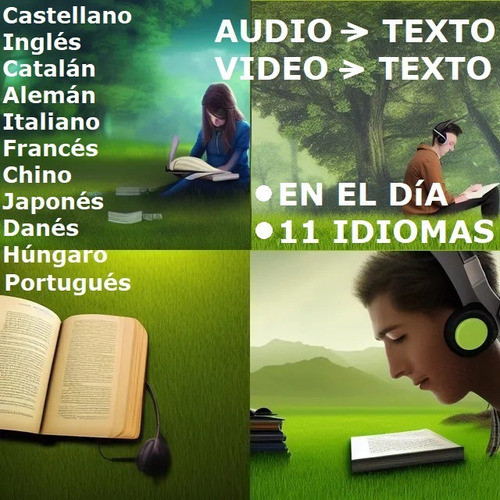 Desgrabación Pack De 5 Horas De Audio A Texto - Precio Real 1