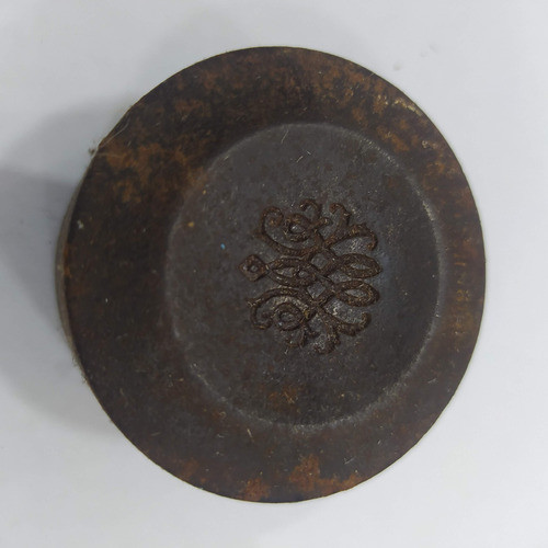 Antiguo Cuño Para Medalla Anagrama Ilegible 0