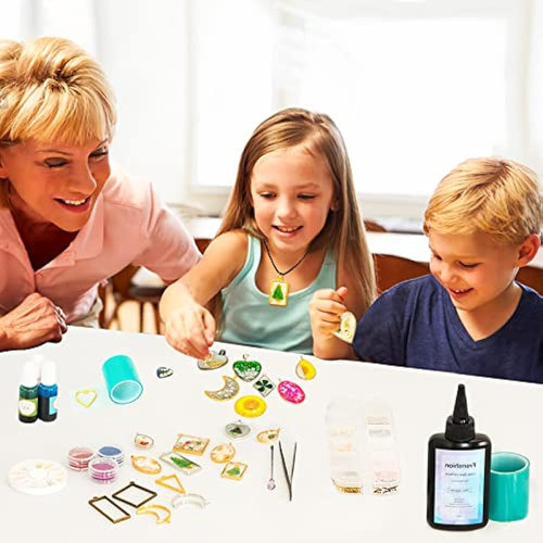 Kit De Resina Uv Hk Gt Con Luz, Kit De Resina De Curado Rápi 1