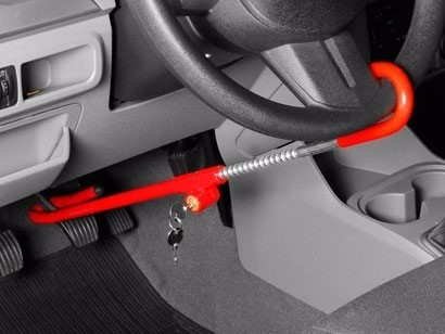 Trava Volante E Pedal Chave Tetra Anti Furto Anti Micha 0