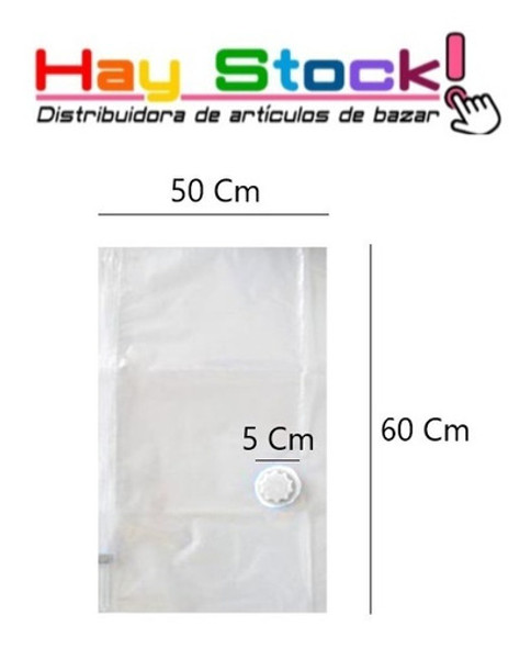 Bolsa De Ropa Al Vacio Aspirable 50x60 X Mayor / 48 Unidades 1