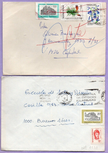 0323_lote De 6 Sobres De Argentina 1