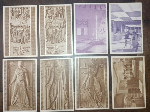 Lote 8 De Postales - Exposicion Plan Quinquenal - Año 1949 0