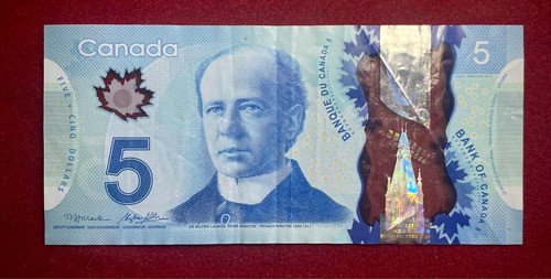 Billete 5 Dolares Canadá 2013 Polimero Pick 106 B 0