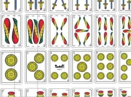 Kit Imprimible Vectores Plantillas Naipes Cartas Españolas 1