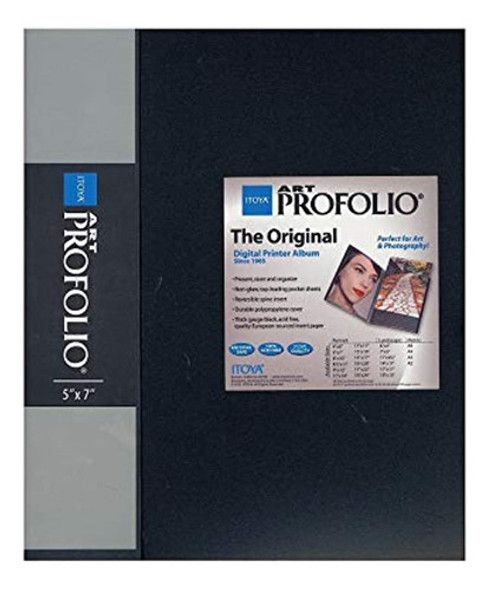 Itoya Of America Ia-12-16 Profolio 16x20 Tamaño Arte, Negro 0