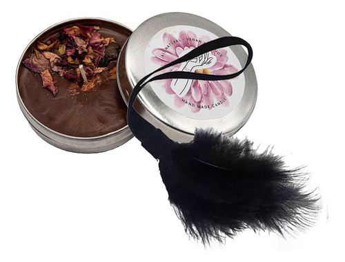 Setx2 Vela De Aceite Para Masaje Erotico+ Pluma Fetiche Bdsm 0