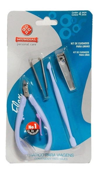 Kit Alicate Cutícula Uñas Mundial Flex+ Repujador Manicuría 0 Kit Alicate Cutícula Uñas Mundial Flex+ Repujador Manicuría 0
