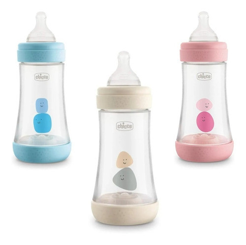 Chicco Biberon Perfect 5 Intui-flow System 2m+ 240 Ml Color Celeste 0