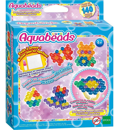 Mini Kit Anillos Joyas Juego De Armar +4  Aquabeads Febo 0