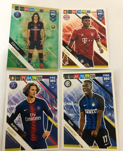 4 Cards Fifa 365 Originais 0