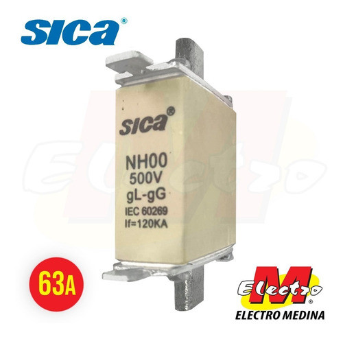Fusible Nh T00 63a Sica Electro Medina 0