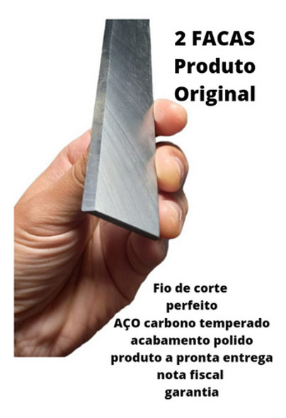 Lâminas Para Desengrosso De Madeiras 500 X 30 X 3mm  2 Peças 1