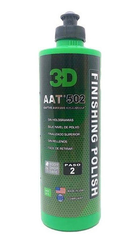 3d Car Care - Aat 502 - Compuesto De Pulido Paso 2 0