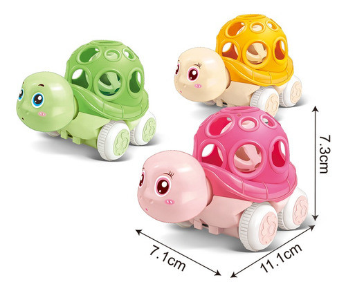 Autos Tortuguita Con Caparazón Flexible Silicona Display X12 1