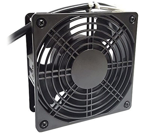Quest Manufacturing 4 Ventilador Cuadrado, 80 Cfm, Negro (f0 0