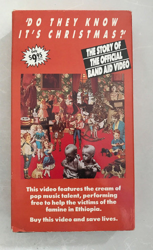 Band Aid - Do They Know It´s Christmas - Vhs Original Usa 0