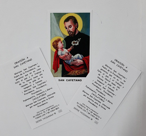 San Cayetano  - 500 Estampas De 6 X 10 Cm Excelente Calidad 1