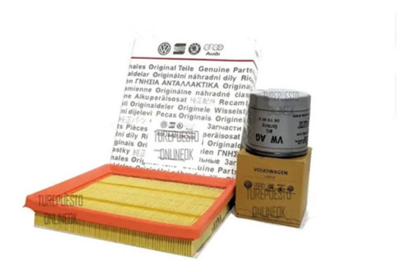 Kit De Filtros Aire Y Aceite Original Vw Polo 1.6 16v Msi 0