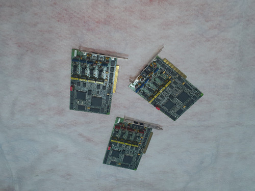 Placa Dialogic 4 Ports Isa, Ivr Telefonia Voice Mail Atn Voz 1