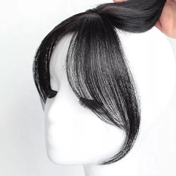 Aplique Peruca Cabelo Humano Topper Frontal Cast Escuro30cm. 0