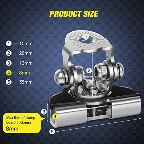 Soporte De Luz Led Para Capo Con Ajuste Universal Nilight 1