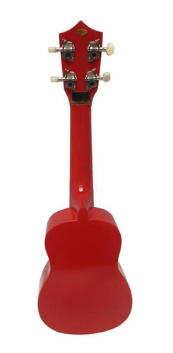 Ukelele Soprano Korner Ukr-10r Color Rojo Con Funda 1