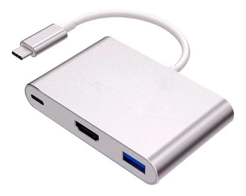 Conversor Usb C A Hdmi 4k Ultra Hd Usb 3.0 Usb C De Carga 0