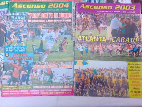 Lote Revistas Ascenso 2003 Y 2004 1