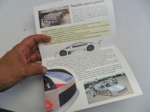 Jva Sp Fulgor Coupe Sport Antiguo Auto No Manual Folleto 1