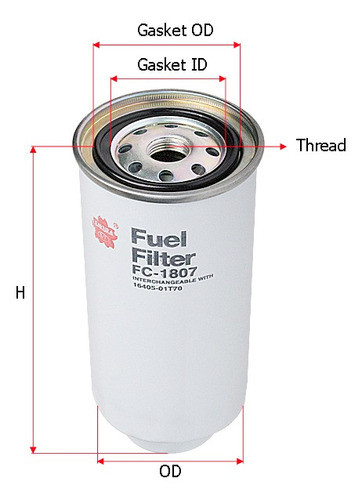 Filtro Gasoil Nissan Frontier D21 2.7 Diesel 0