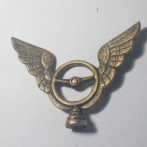 Adorno Volante Alado Vintage Bronce 11 Cm - 791 1